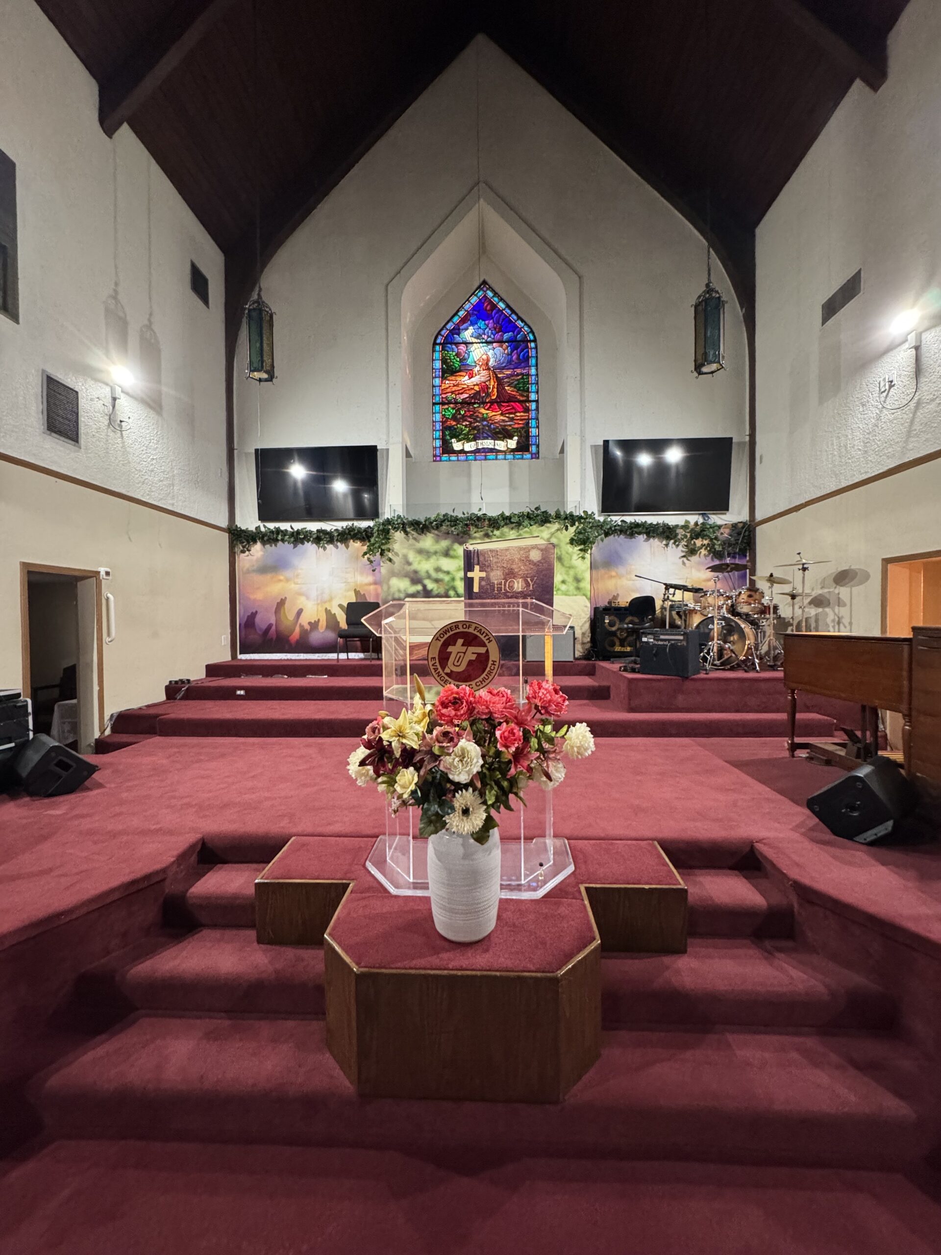 Tower of Faith worship service